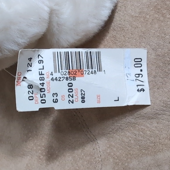 NWT Vintage Deadstock Winlit Leather Reversible Jacket Large In Tan Faux Fur - Picture 5 of 13